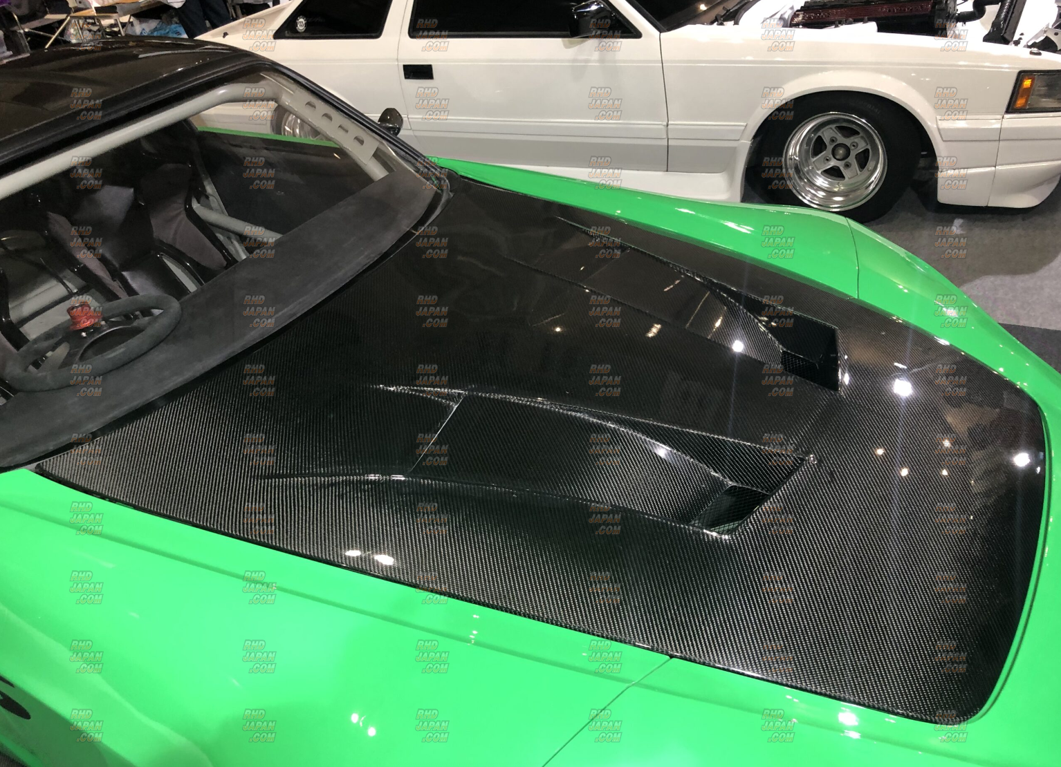 ☆AMIS S2000 サイドステップ綾織カーボン☆破損品☆AP1 AP2